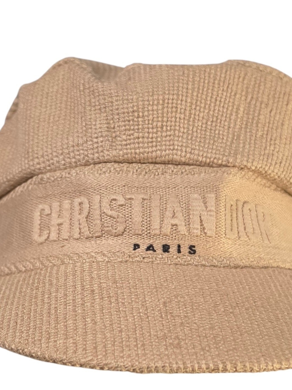 EUC Dior Beige Baker Boy Hat - Picture 4 of 5